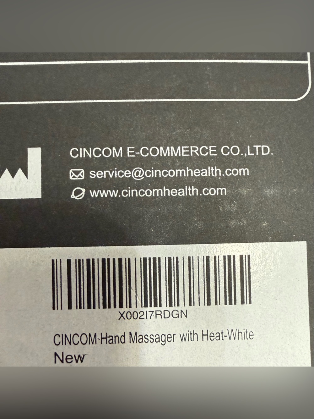 CINCOM Hand Massager With Heat New Open Box - Picture 4 of 4
